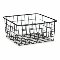 Basket Kinvara W6699-5 Black Steel 22 x 12,7 x 28,5 cm (18 Units)