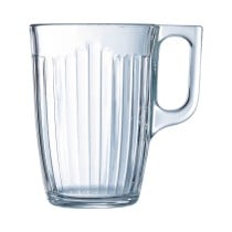 Tasse Luminarc Nuevo Petit-déjeuner Transparent verre (320 ml) (6 Unités)