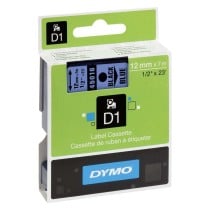 Ruban Laminé pour Etiqueteuses Dymo D1 45016 12 mm LabelManager™ Bleu Noir (5 Unités)