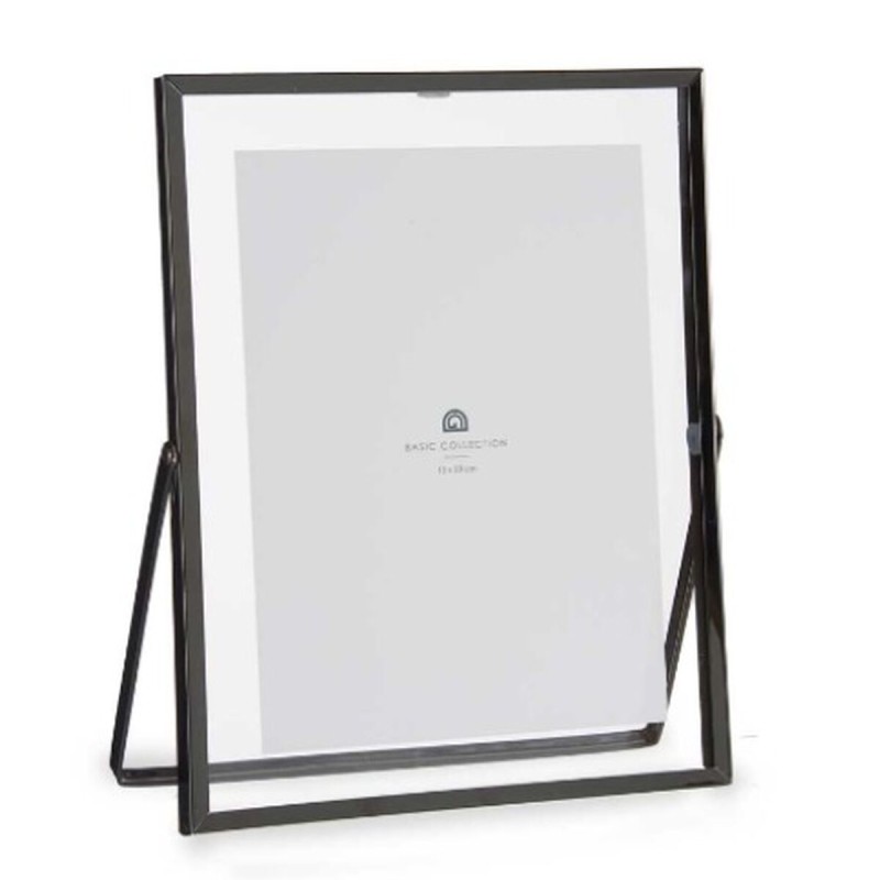 Fotorahmen Schwarz Metall Glas Kunststoff 20,5 x 1 x 25,2 cm (12 Stück)