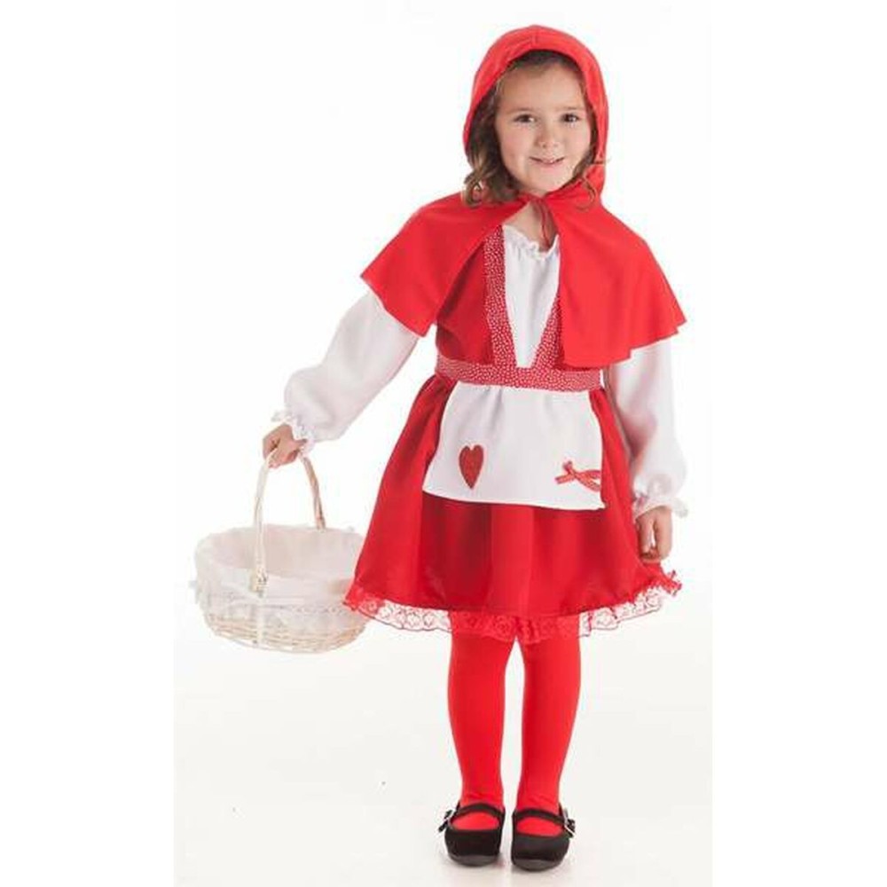 Déguisement pour Enfants Chaperon Rouge 5-7 Ans (3 Pièces)