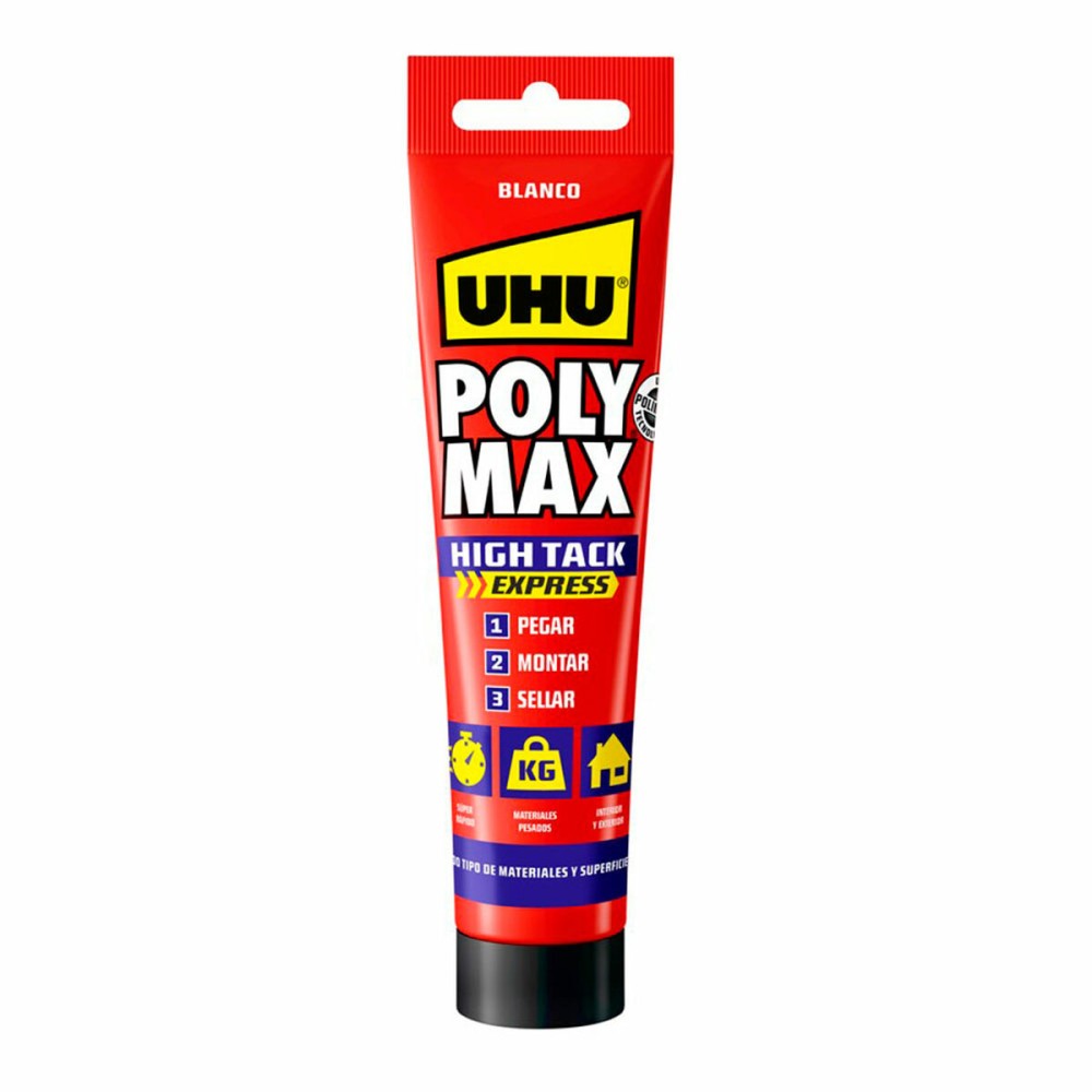 Scellant/Adhésif UHU 6312920 Poly Max High Tack Epress 165 g Blanc