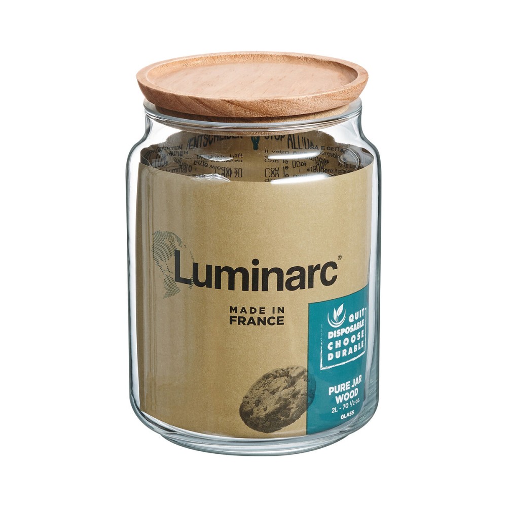 Topf Luminarc Pav Durchsichtig Glas (2 L) (6 Stück)