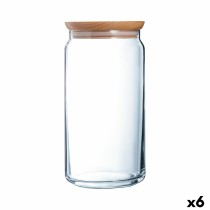 Topf Luminarc Pav Durchsichtig Glas (1,5 L) (6 Stück)