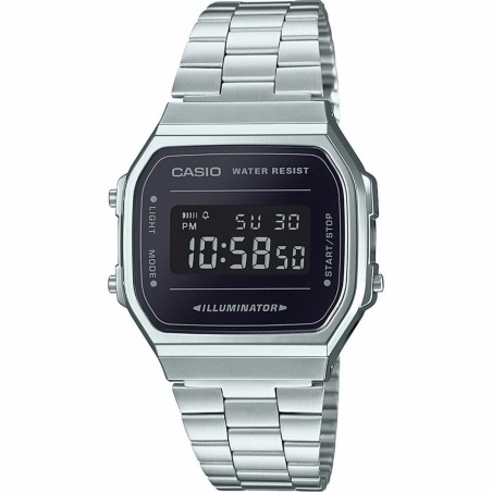 Herrenuhr Casio Schwarz Silberfarben (Ø 36 mm)