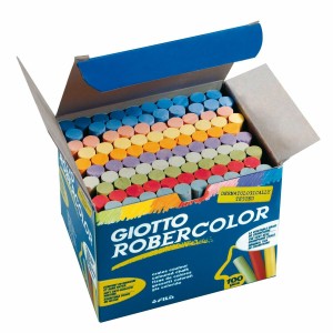 Craies Giotto Robercolor Multicouleur (100 Pièces) Anti-poussière 100 Pièces