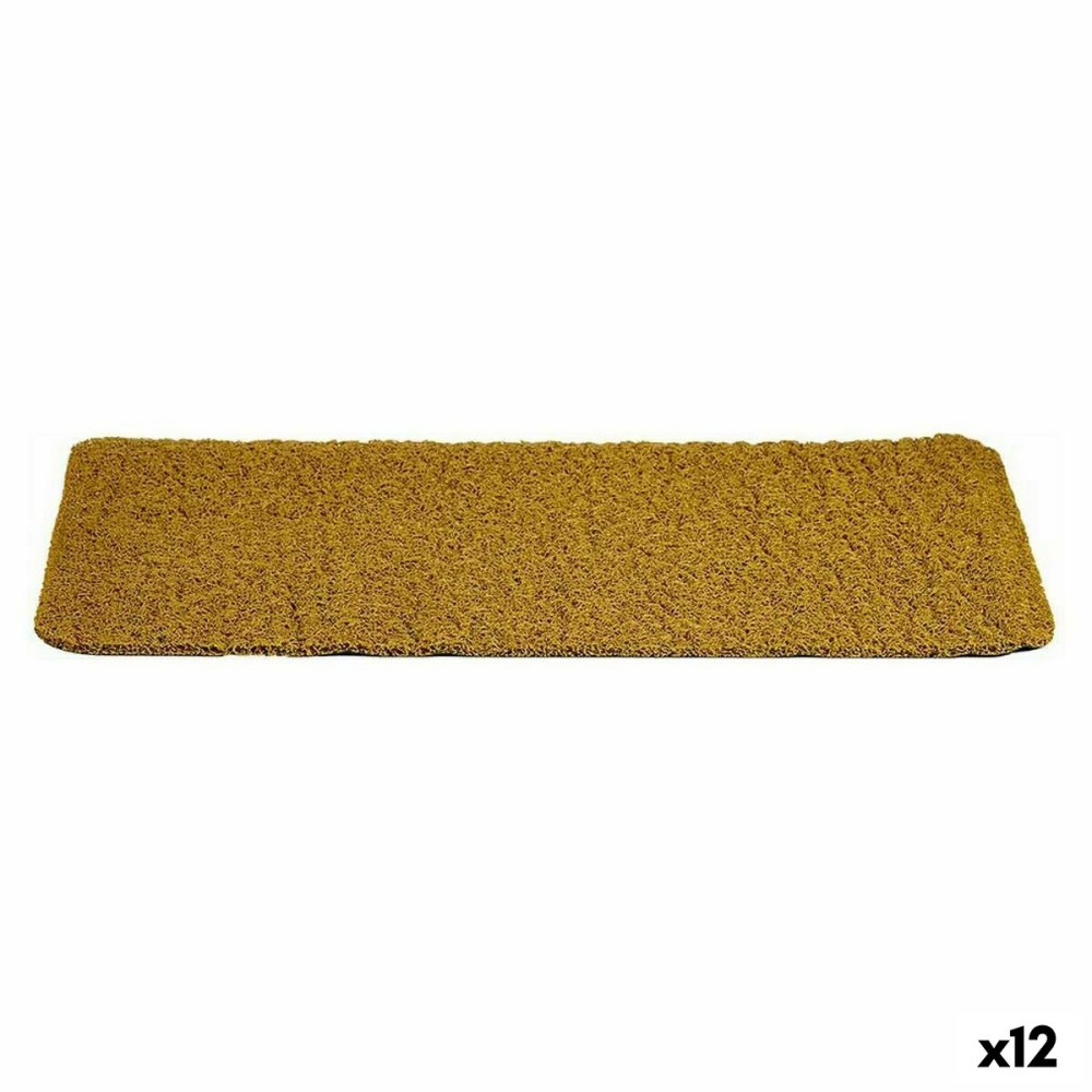 Doormat Brown Polyester PVC (70 x 40 cm) (12 Units)