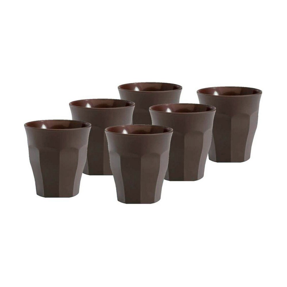 Set de Verres Duralex Picardie Marron 90 ml (6 Unités)