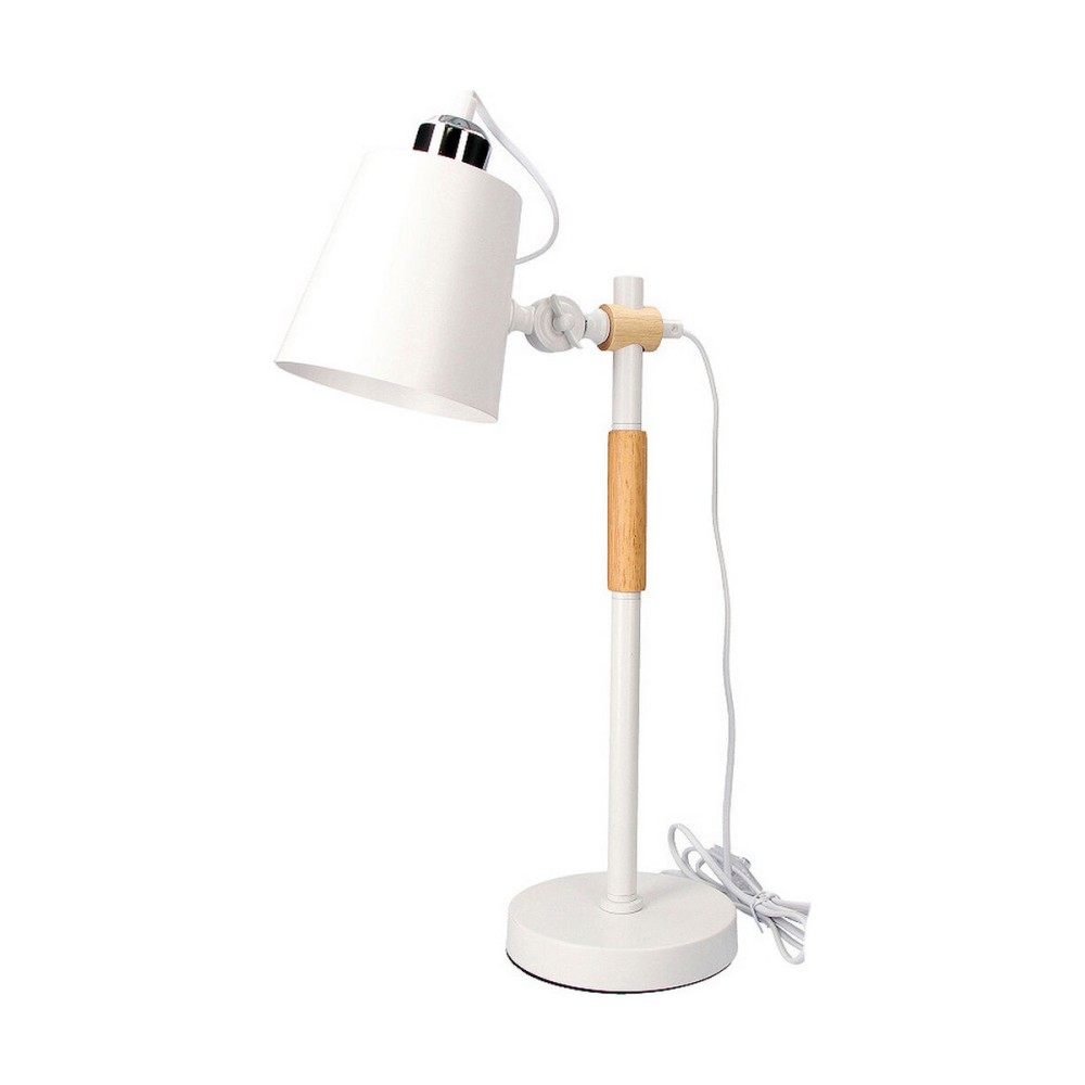 Flexo/Desk lamp EDM 32115 White Wood Metal 60 W E27 Ø 15 x 54 cm Vintage