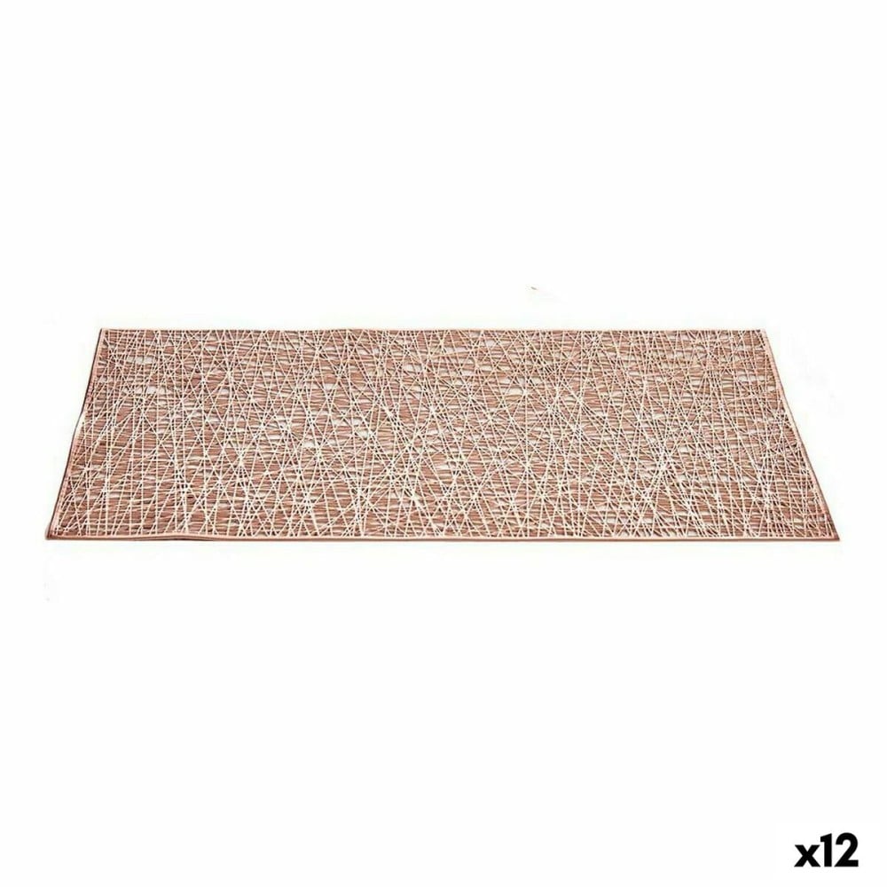 Dessous de plat Kinvara AR2103274 Rose Plastique 45 x 0,01 x 30 cm (12 Unités)