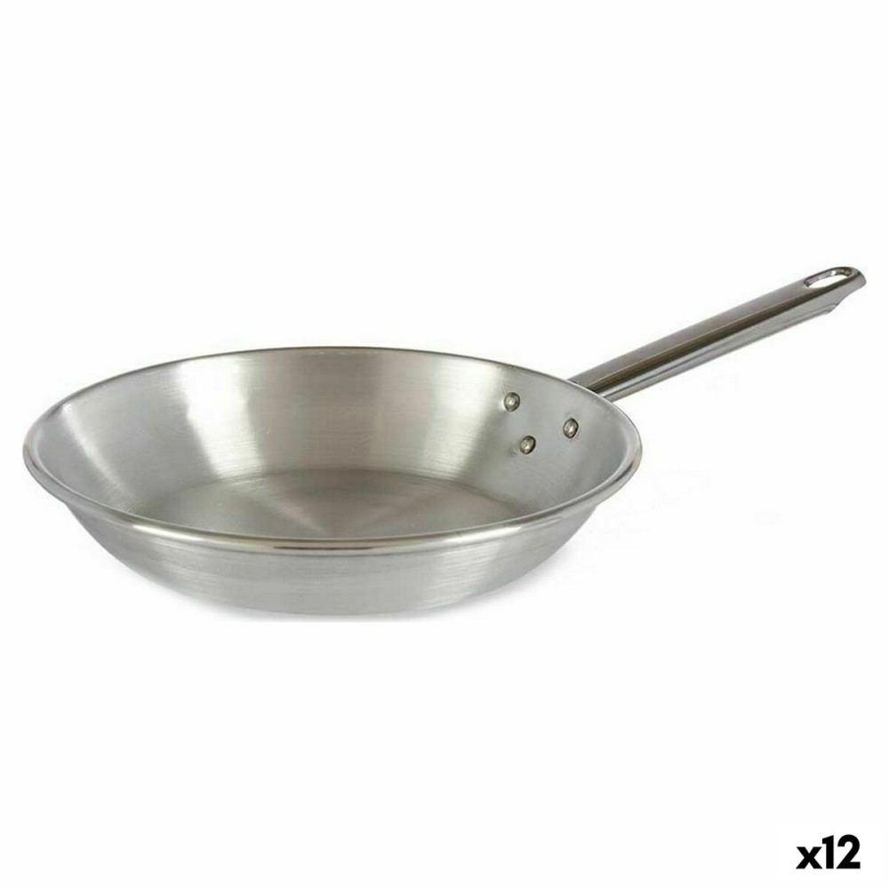 Pan Kinvara 100123 Silver Aluminium Ø 24 cm (12 Units)