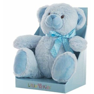 Ours en peluche Baby Bleu 42 cm