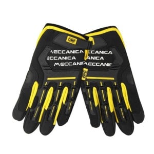 Gants de mécanicien OMP MECH Jaune/Noir S