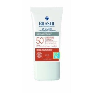 Sonnenschutzcreme für das Gesicht Rilastil Sun System Vereinheitlichende Spf 50 Light (40 ml)