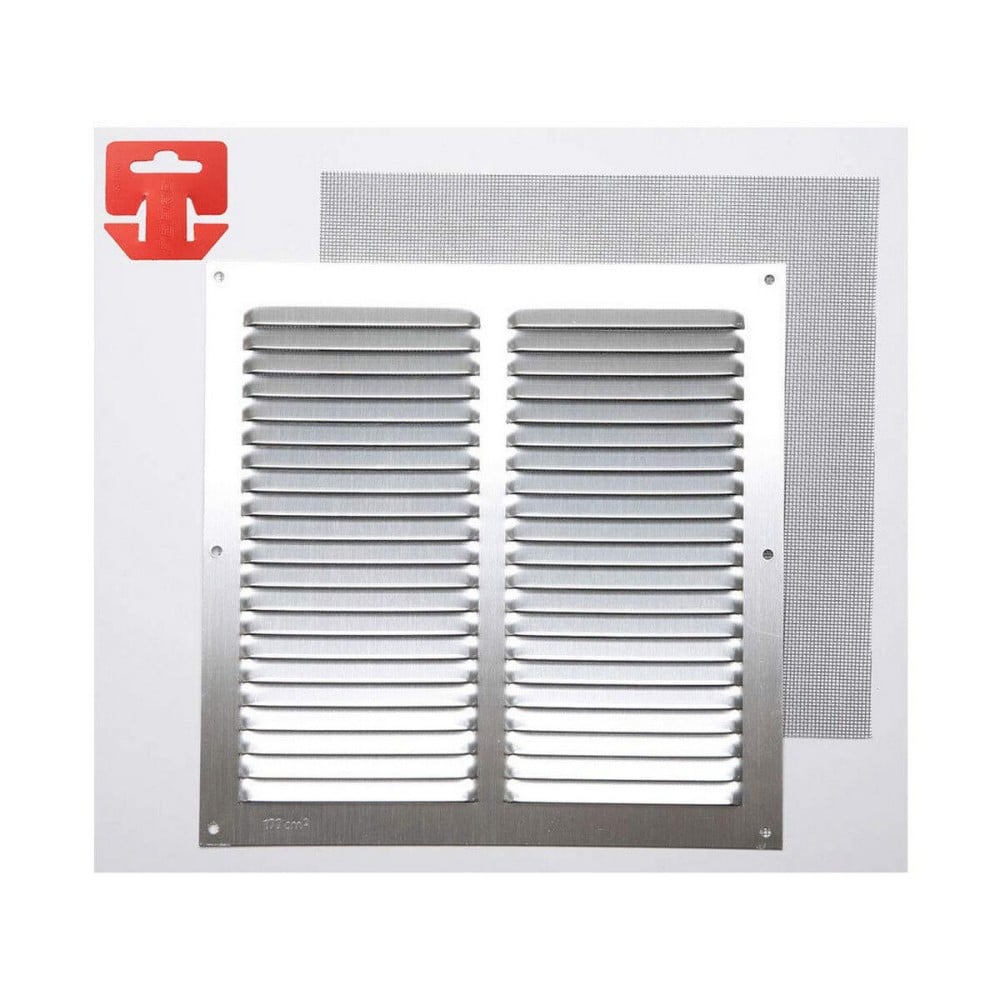 Grille Fepre Mosquito net Aluminium Chromed (25 x 25 cm)