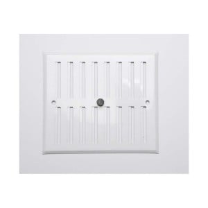 Grille Fepre Adjustable Aluminium White (17 x 19 cm)