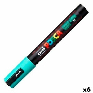 Marker POSCA PC-5M Turquoise Green (6 Units)