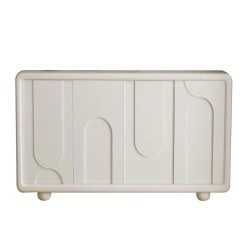 Buffet DKD Home Decor Blanc Bois MDF 160 x 37 x 85 cm