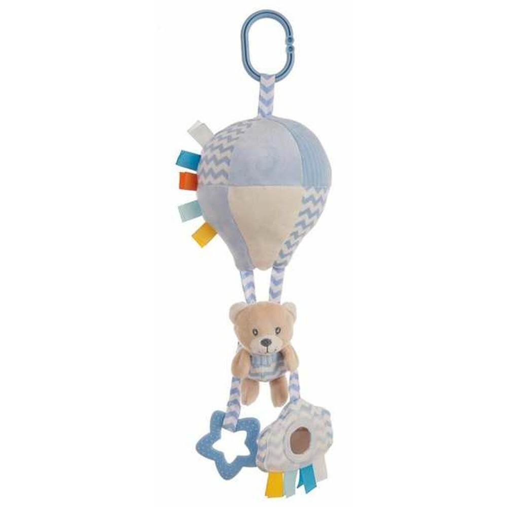 Peluche Hochet Activity Bleu Ours Ballon 40 cm