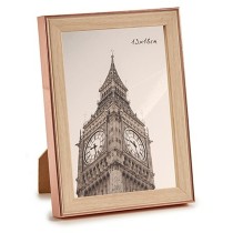 Photo frame Brown Copper Plastic Glass (15,6 x 2 x 20,7 cm) (6 Units)