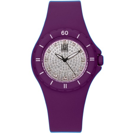 Ladies' Watch Light Time SILICON STRASS (Ø 36 mm)