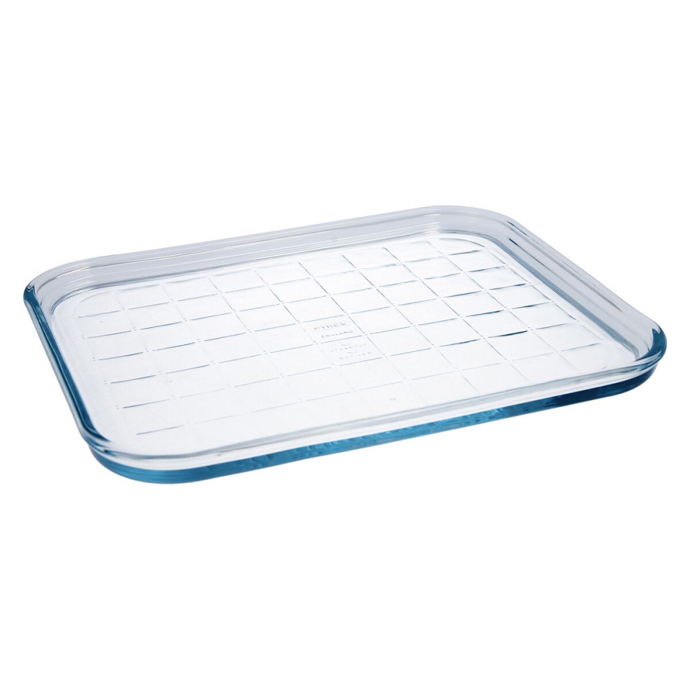 Rectangular Mould Pyrex Classic Vidrio Transparent Glass 33 x 27 x 2 cm Flat (6 Units)