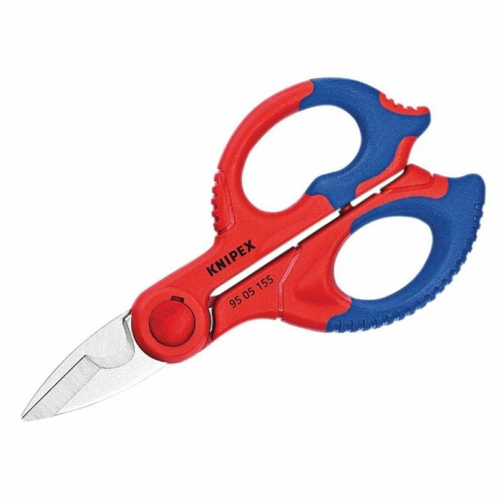 Ciseaux d'électricien Knipex 9505155sb 130 x 32 x 155 mm Fibre de Verre Acier inoxydable