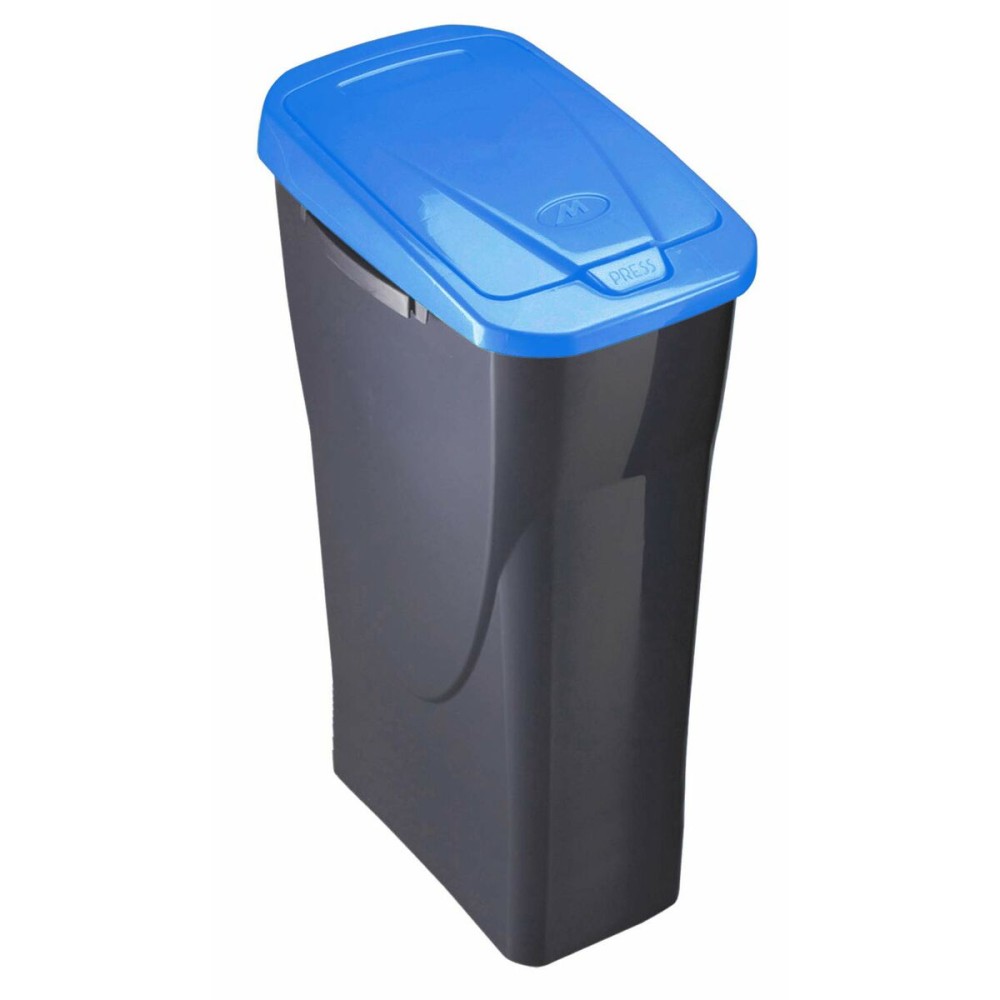 Recycling Papierkorb Mondex Ecobin Blau mit Deckel