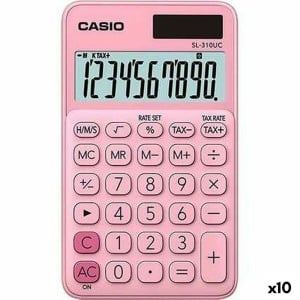 Calculatrice Casio SL-310UC Rose (10 Unités)