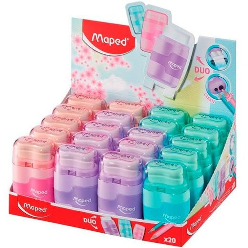 Pencil Sharpener Maped Multicolour (20 Units)