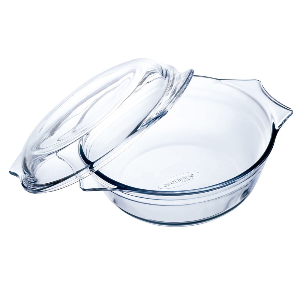 Oven Dish Ô Cuisine Ocuisine Vidrio Transparent Glass 27 x 24 x 11 cm With lid (3 Units)