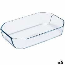 Ofenschüssel Pyrex Inspiration Durchsichtig Glas rechteckig 30 x 20 x 6,45 cm (5 Stück)