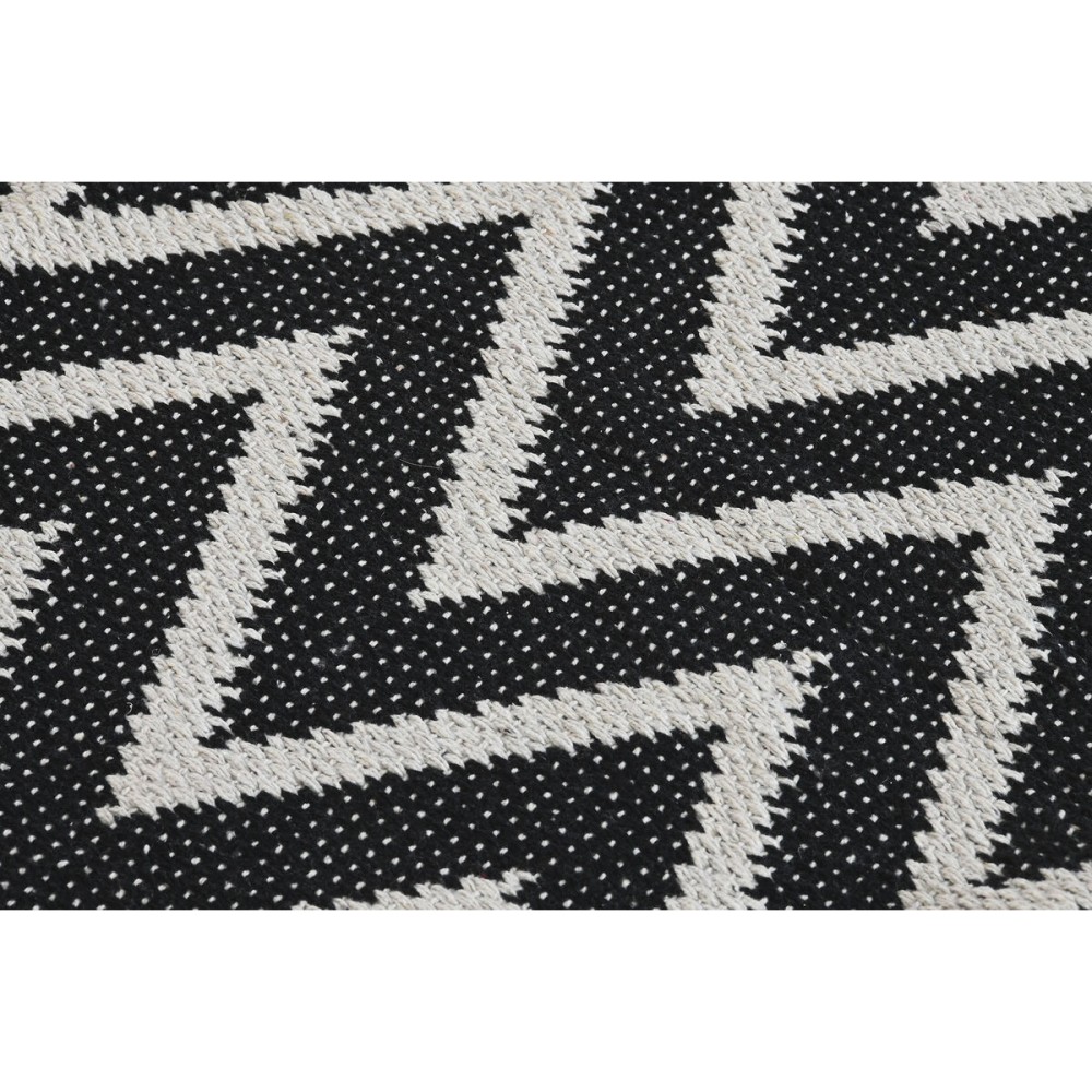 Tapis DKD Home Decor Polyester Zigzag Bicolore 160 x 230 x 1 cm