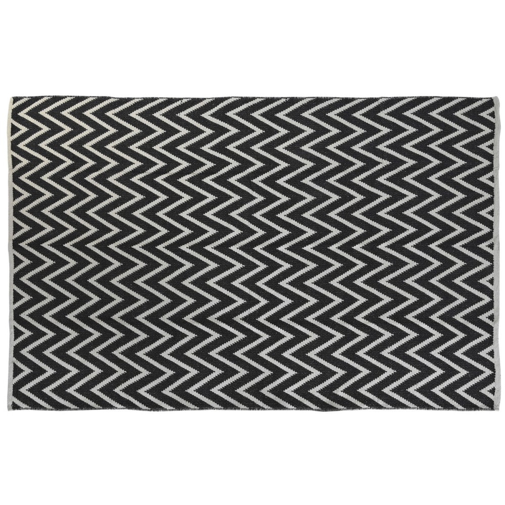 Carpet DKD Home Decor Polyester Zigzag Bicoloured 160 x 230 x 1 cm