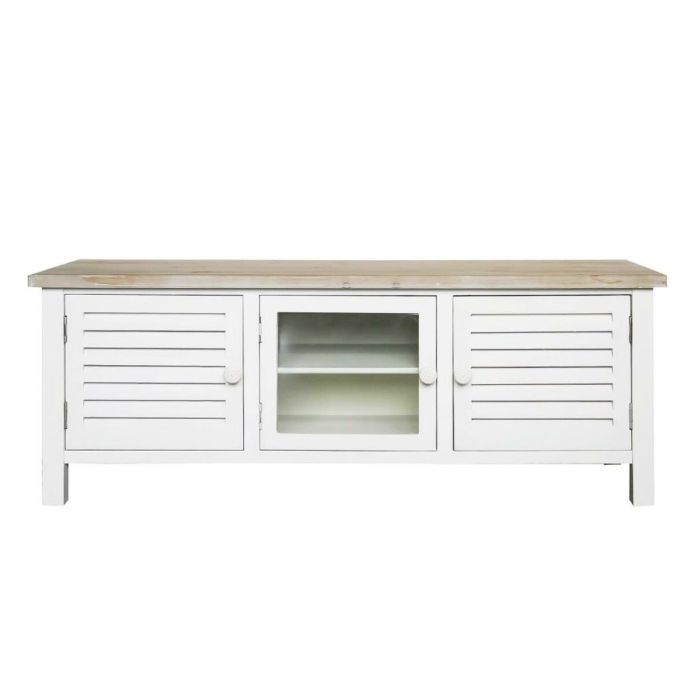 TV furniture DKD Home Decor Fir White MDF Wood 120 x 40 x 45 cm