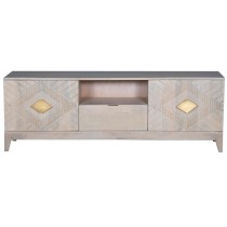 TV-Möbel DKD Home Decor Beige Metall Mango-Holz 175 x 40 x 60 cm