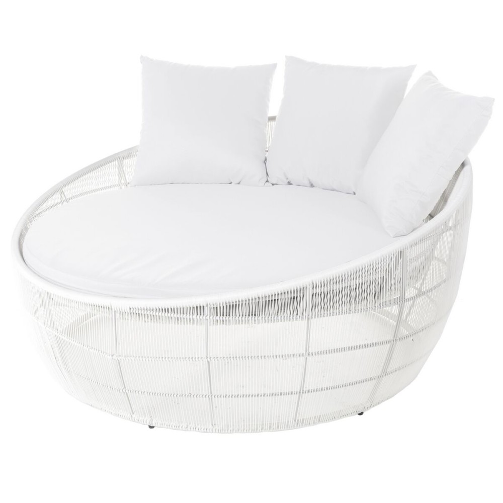 Sun-lounger Dido 160 x 160 x 76 cm Circular White