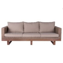 Canapé de jardin Patsy 220 x 89 x 64,50 cm Bois Rotin