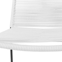 Chaise de jardin Antea 57 x 61 x 90 cm Corde Blanc