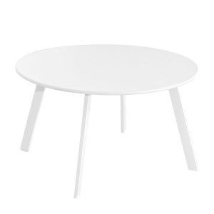 Side table Marzia Steel White 70 x 70 x 40 cm