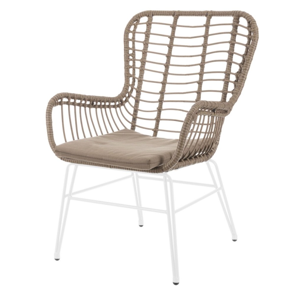 Chaise de jardin Ariki 63 x 67 x 97 cm Acier Blanc