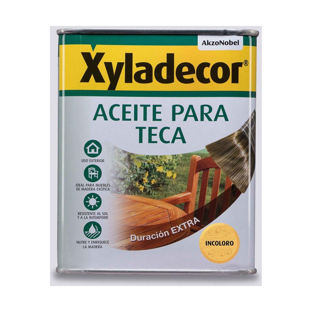 Huile pour teck AkzoNobel Xyladecor 750 ml Incolore Mat