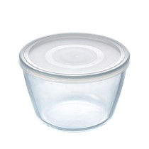 Round Lunch Box with Lid Pyrex Cook & Freeze 1,6 L 17 x 17 x 12 cm Transparent Silicone Glass (4 Units)