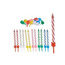 Candle Set Birthday Multicolour (12 Units)