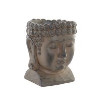 Planter DKD Home Decor 26 x 25 x 30 cm Fibreglass Buddha