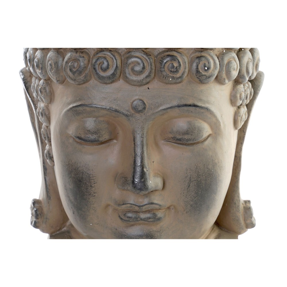 Blumentopf DKD Home Decor 26 x 25 x 30 cm Fiberglas Buddha