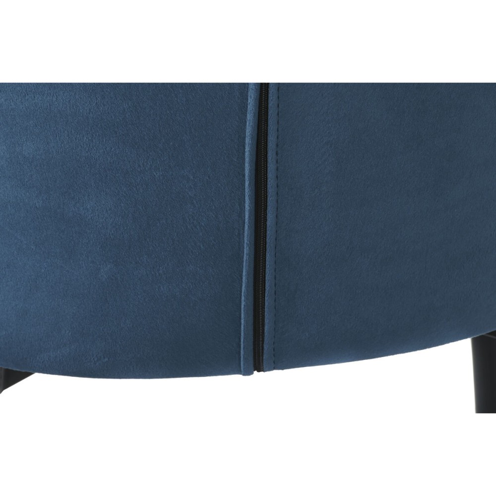 Tabouret DKD Home Decor Blue marine Métal 47 x 58 x 96,5 cm