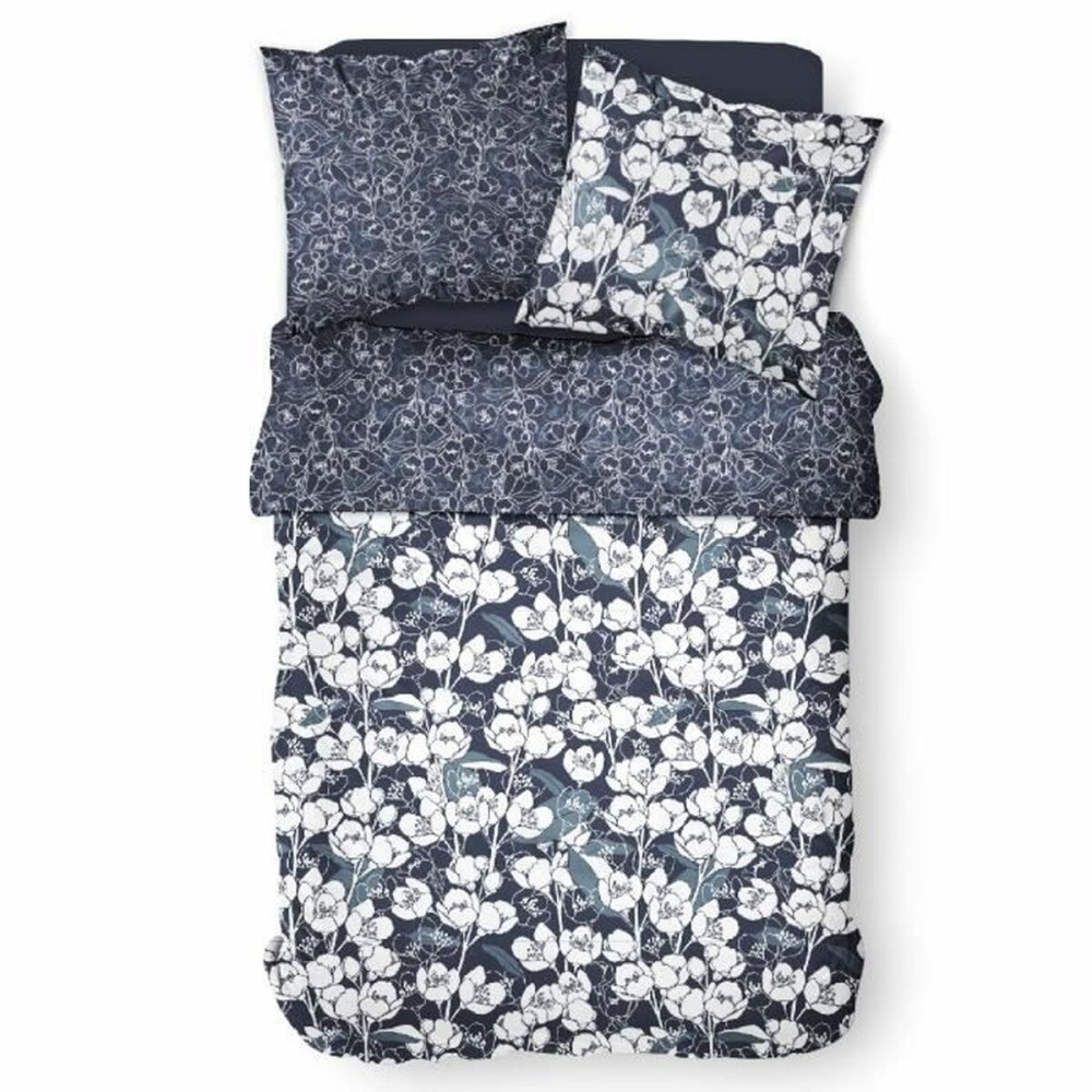 Housse de Couette TODAY Mawira Floral Blue marine 260 x 240 cm