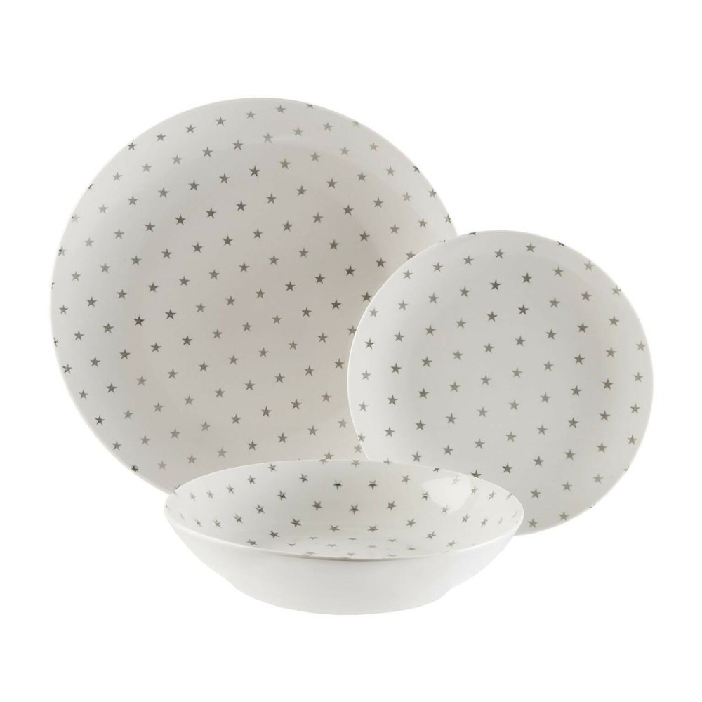 Service de Vaisselle Versa Stary Porcelaine 18 Pièces