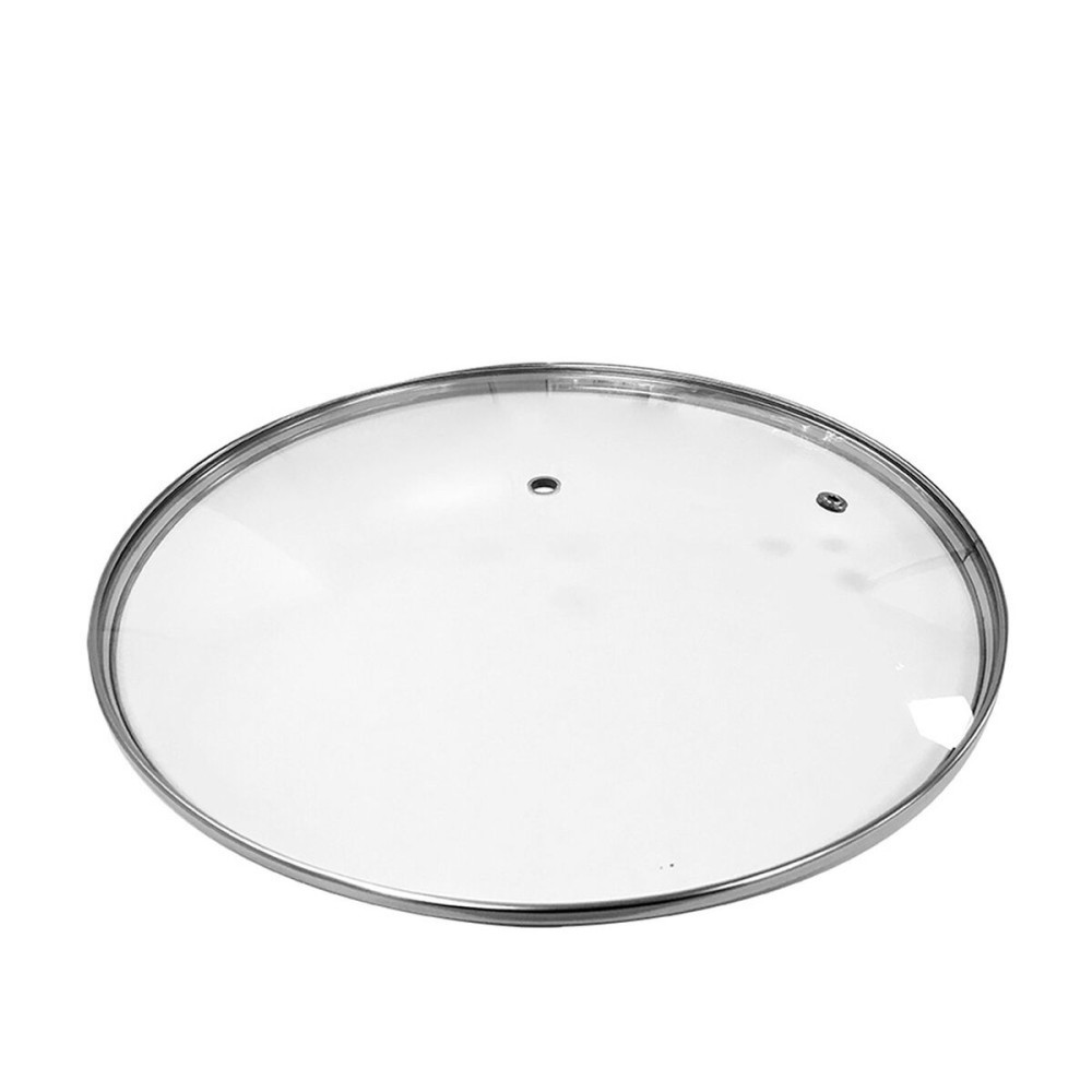 Couvercle pour poêle EDM 00718 76690 Transparent Verre Ø 18 cm Rechange Casserole